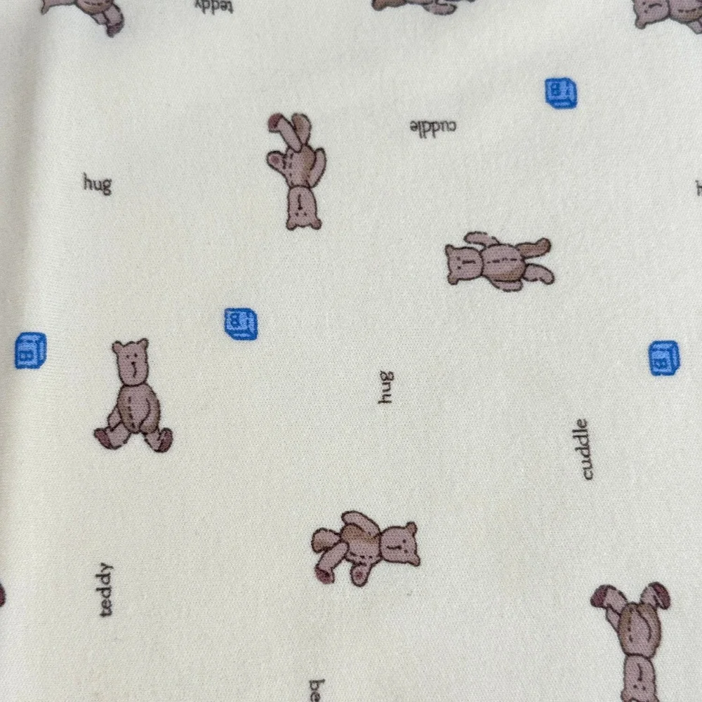 Baby Gap Teddy Bear Cotton Receiving Blanket Toy 34